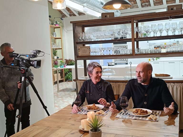 Grabación rodaje del programa "Ahora o Nunca" de RTVE en la escuela de cocina de Lóleo Eventos