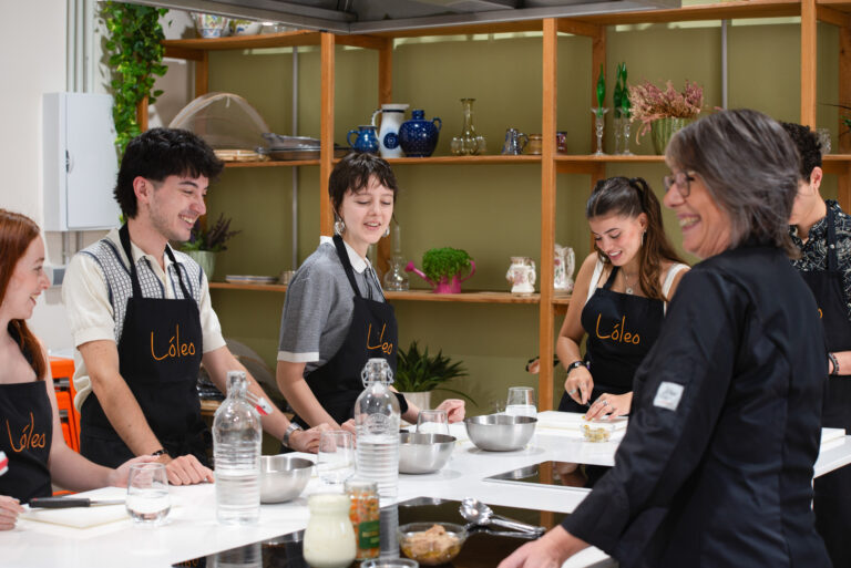 Clases de cocina en Madrid en el local de Lóleo
