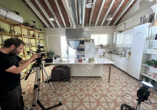 Producción audiovisual para cliente del sector alimentación en el gastroespacio para shootings y rodajes de Lóleo